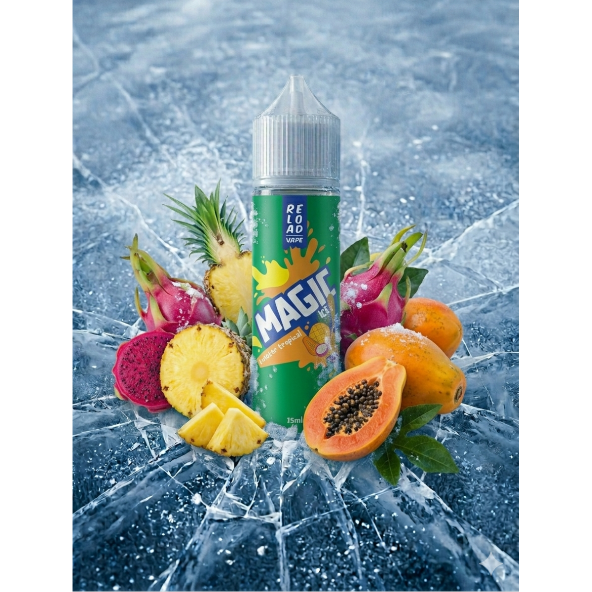 Reload Vape Magic Twister Tropical Ice 15ml/60ml